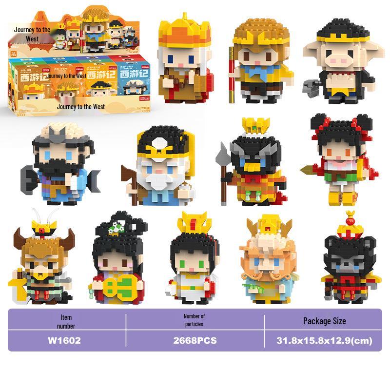 Journey to the West: Sun Wukong Micro Blocks Toy Set for Kids
