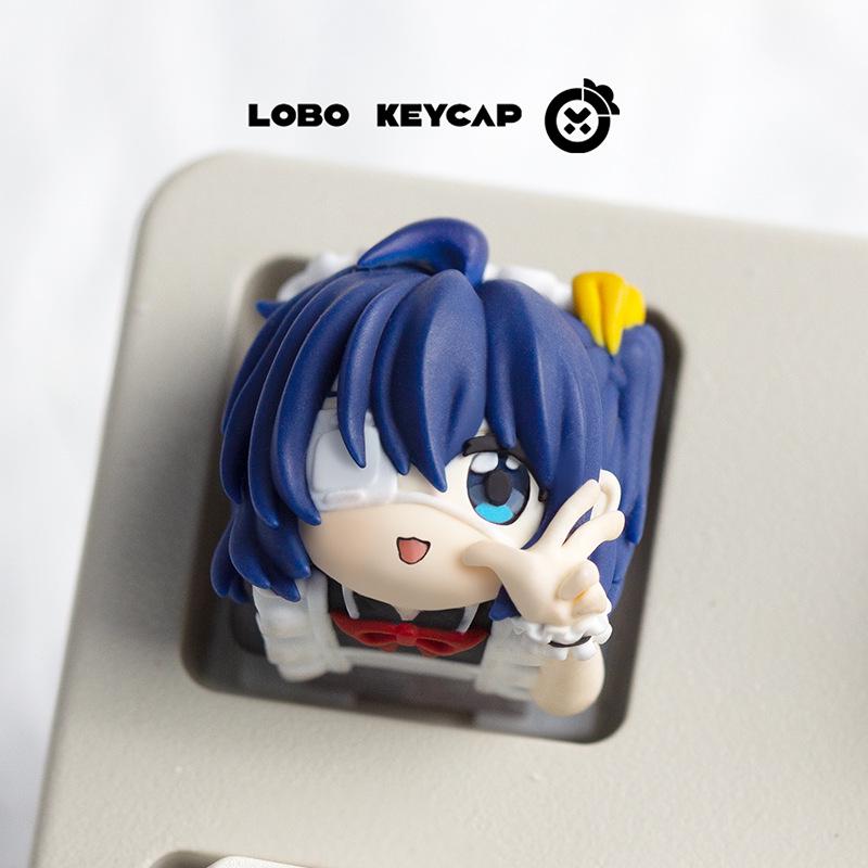 Takanashi Rikka 3D Resin Keycap for Mechanical Keyboards