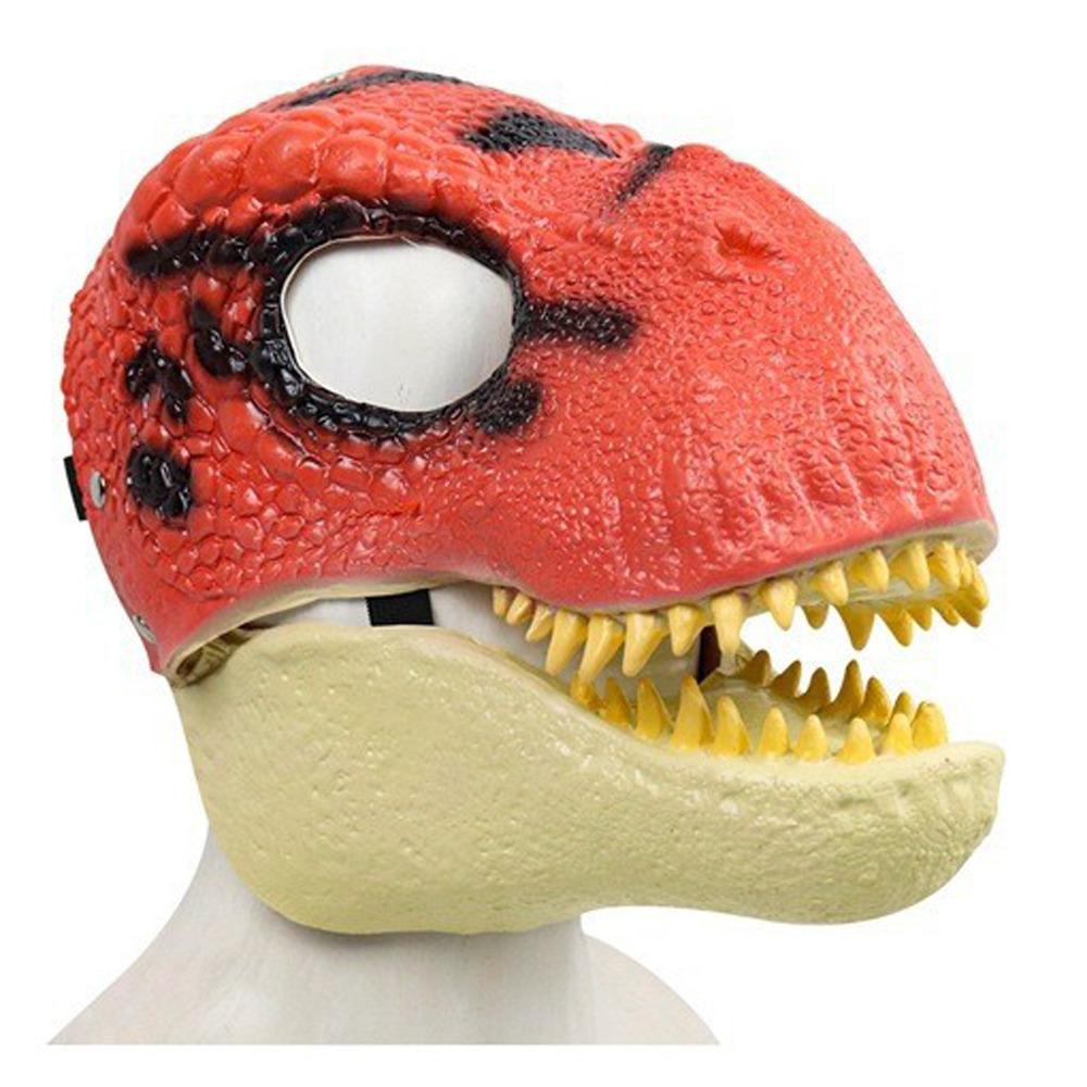 Cosplay Props Dinosaur Headgear Open Mouth Dragon Headwear Halloween Dinosaur Mask  for Party