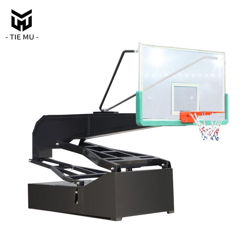 TieMu Hydraulic Adjustable Basketball Hoop