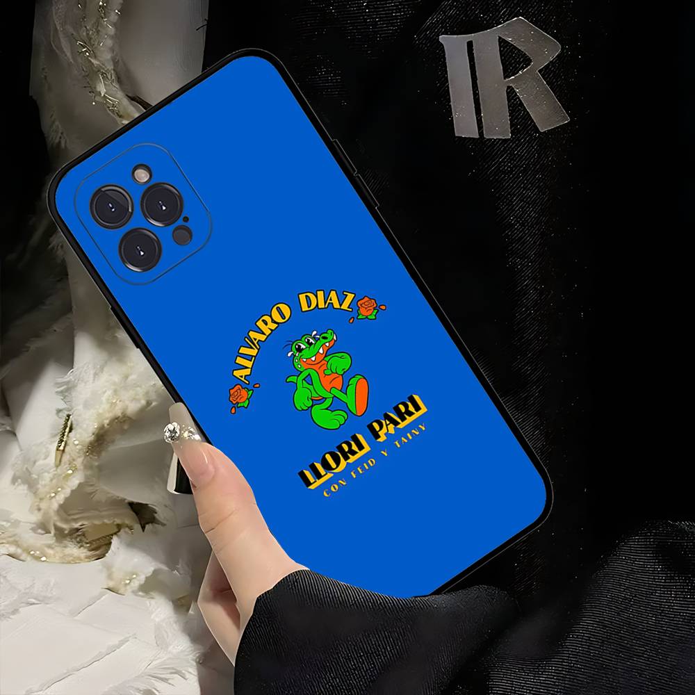 

Alvaro Diaz Coco Singer Phone Case For Iphone 16 15 17 13 14 12 11 Pro Max Plus Black Shell Cover Case iPhone 12 pro