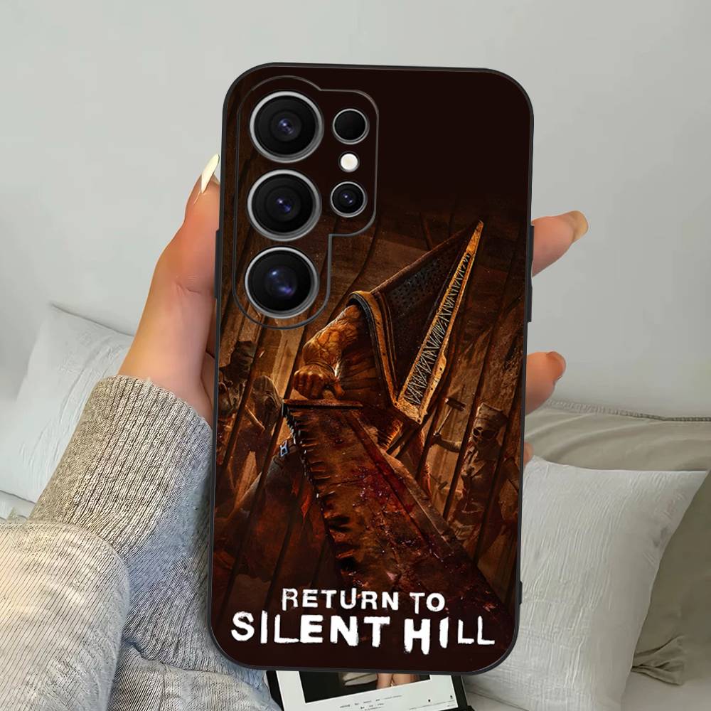 Horror Games S-Silent H-Hill Phone Case For Samsung S 24 Fe 25 Ultra Plus 20 Lite 21 30 22 23 24 22 Ultra 5G Fundas