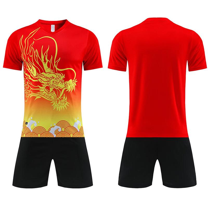 Dragon Boat Suit Men S Dragon Boat Festival Rowing Game Clothing Football Suit Team Training Kit Short Sleeve Jersey Quick Drying L