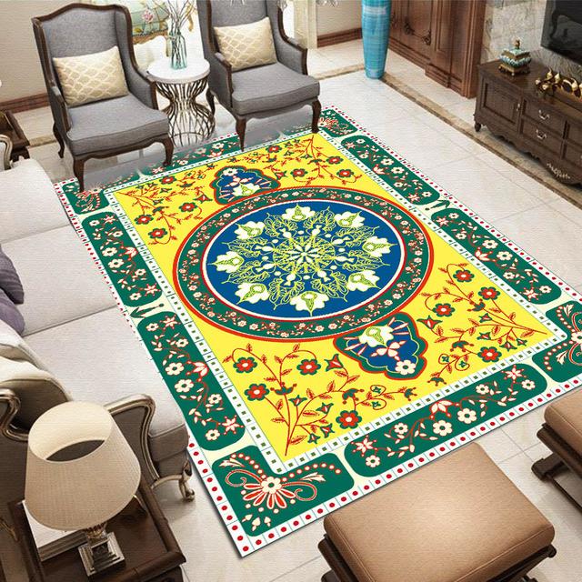 New Home Living Room Classical European Carpet Modern Bedroom Simple European Carpet Home Decoration Coffee Table Mat