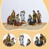 11 Christmas Nativity Figurines Set, Mini Scene, Home Decor, Statue for
