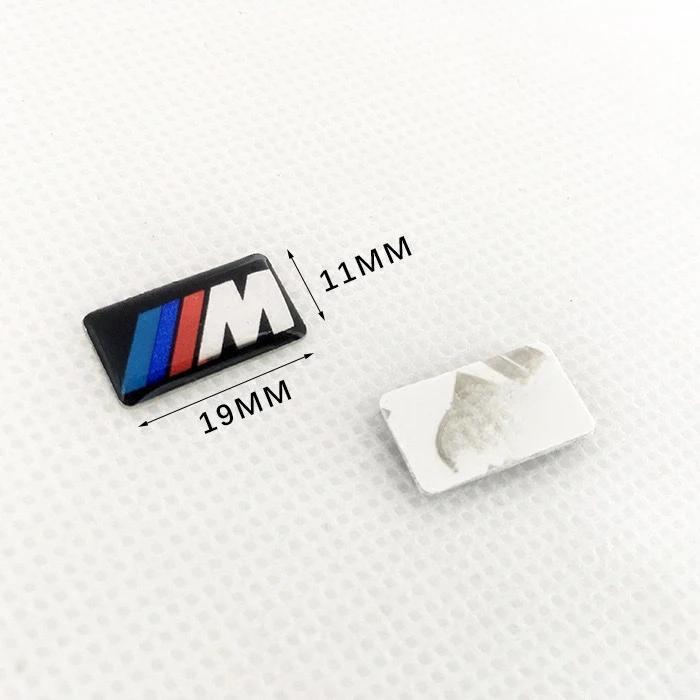 Drswk4 M Logo Car Steering Wheel Hub Caps Center Emblem Badge Sticker DIY Sticker For All BMW E46 E39 E38 E90 E60 E36 F30 F20 X1 X3 X5