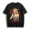 Vintage Call Me Never Print Sleeveless Top For Women Pure Cotton T-shirt
