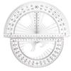 Student Transparent Semicircular Protractor