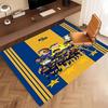 1pc Club Atlético Boca Juniors Print Area Rug - Soft, Washable Non-Slip Indoor Mat, Living Room, Home Office Decorative Rug,Office Decorative