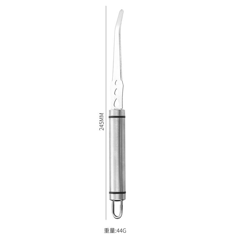 Stainless Steel Orange Peeler Stripper with Long Handle Fruits Grapefruit Cutter Double-sided Blade Knife Kitchen Utensils