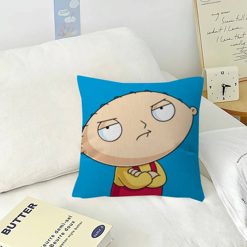 Cartoon Stewie cute fun Pillow Cover for Bedroom Room and Living Room Sofa Decorative Cushion Cover