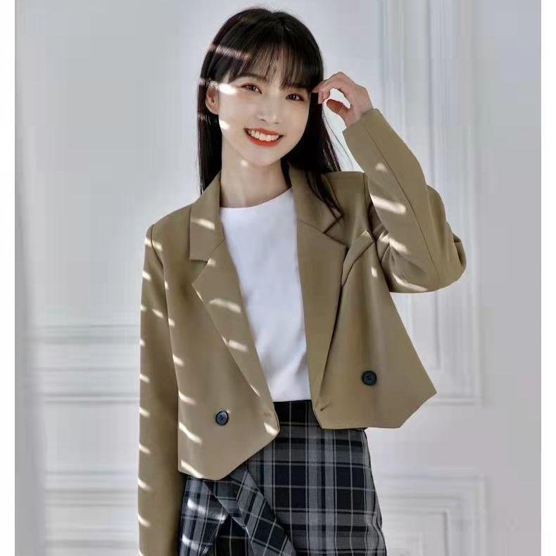 Short Blazer Jacket for Women  Unique Design Spring and Autumn