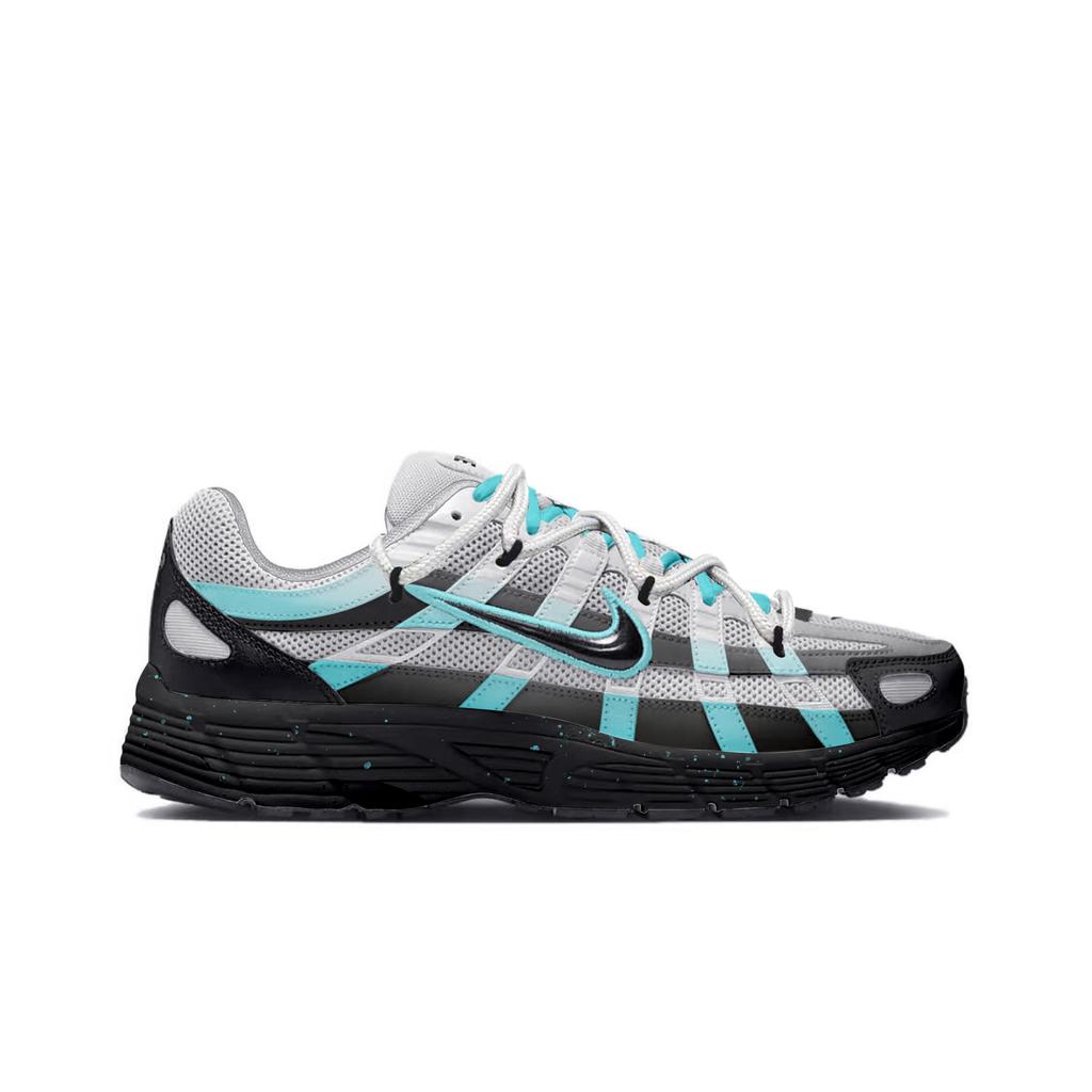 Nike P 6000 Abrasion Resistant Low top Running Shoes Unisex Black Cyan CD6404-107(Team1111-)
