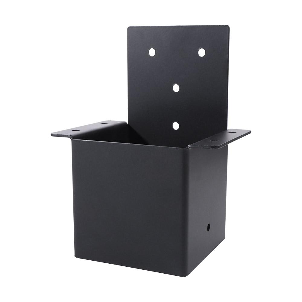 Black Pergola Bracket Metal Pergola Accessories Durable Deck Railing Connector  Terrace