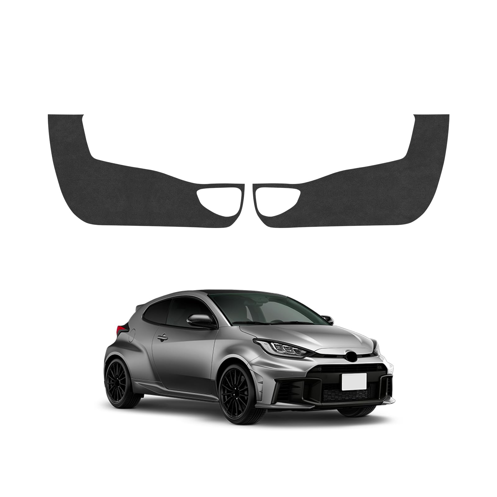 

FDAIUN Car Door Trim Protective Stickers for Toyota GR Yaris GXPA16/MXPA12 (2020-Present Models), Door Kick Guards, Door Protectors, Scratch and Stain