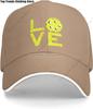 Vintage Love Pickleball Baseball Cap Hat for Women Unisex
