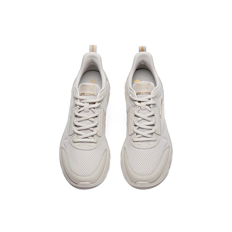 Anta Running Series Versatile Shock Absorbing Durable Breathable Low Top Running Shoes Men Sneaker Gray 912125526-2