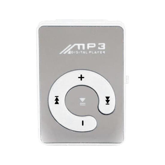 

Mini Clip Sport Player with Mirror MP3 Music Surface C-Shape Playback Key Card