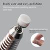 50Pcs 10 Mm Self-Adhesive Replaceable Sponge Buffing Pads Stainless Steel Disk For Pedicure Polish Accessories