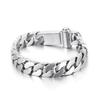 Kalen 12mm Trend Curbs Cuban Chain 316L Stainless Steel Men's Bracelet Popular Simple Jewelry Punk Link
