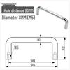 Solid 304 Stainless Steel U-Shaped Cabinet Handle