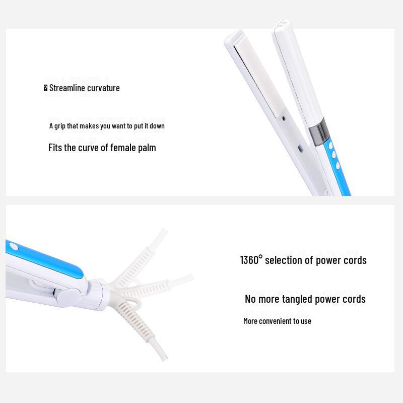 Pritech Ceramic Dual-Use Hair Straightener & Air Bangs Curler