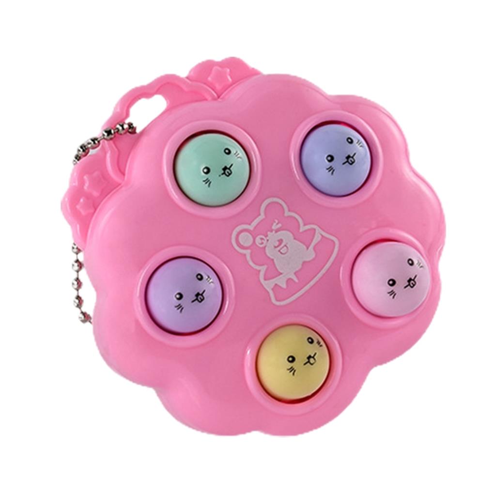 Hamster Decompression Toy Keychain Adults Children Interesting Playing Prop Pressure Reducing Toy Keyholder Keyring Plaything