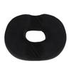 Donut Pillow for Sitting Memory Foam Ergonomic Breathable Hollow Office Chair Cushion Pad Black