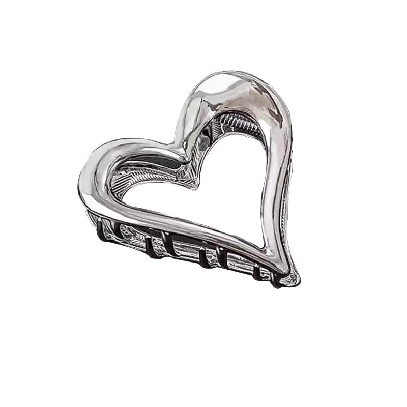 High-End Heart Ponytail Claw Clip for Women – Anti-Collapse Hair Accessory