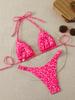Seksowny Bikini Panterka 2026 Kostium Kąpielowy Damski Trójkątny Kostium Kąpielowy Kobieta Damska Odzież Kąpielowa Zestawy Mikro Bikini Brazylijskie Biquini