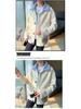 Men's Trendy Winter Wool Jacket with Lapel Collar, Thick Warm Polar Fleece, and Cotton Coat for Teens.