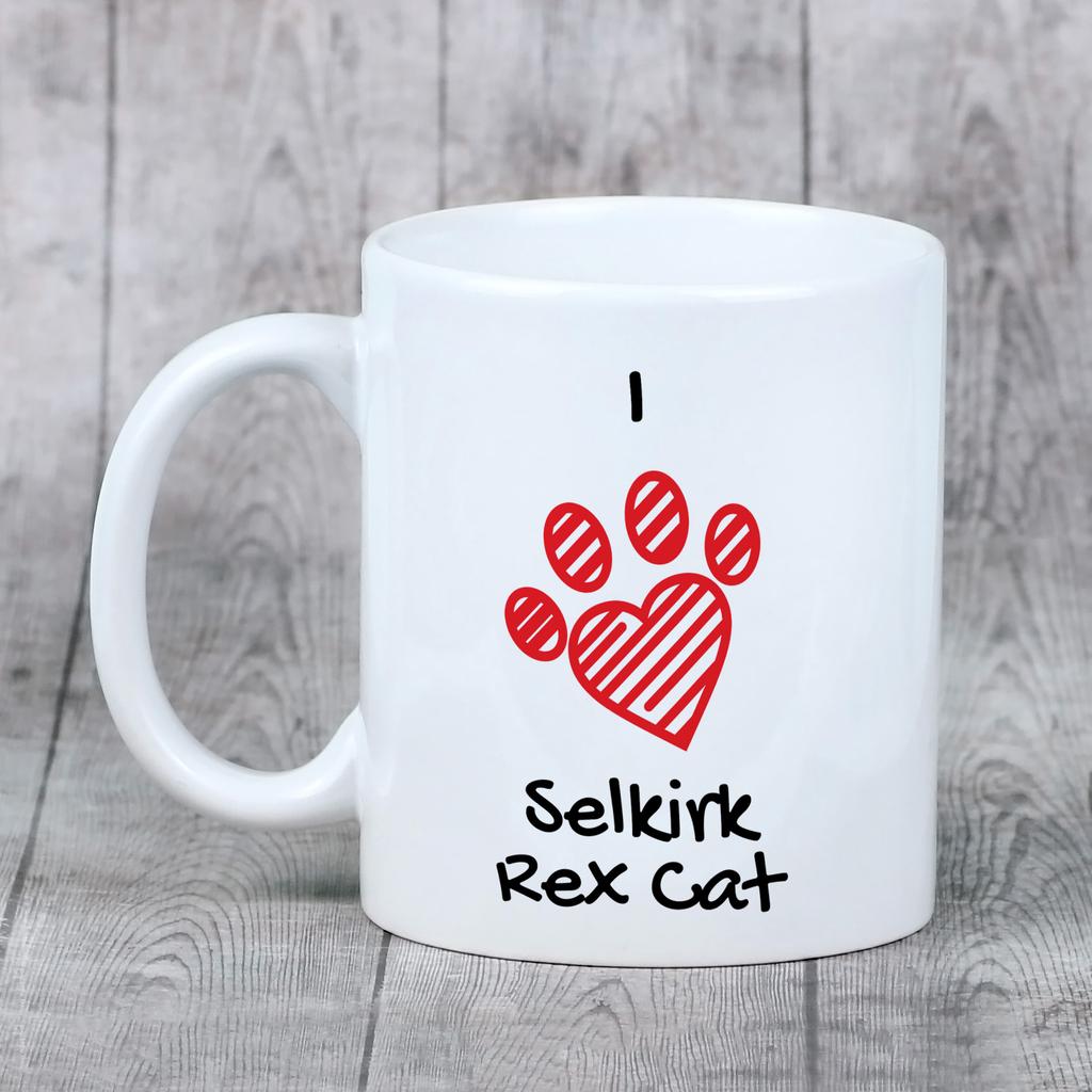 Selkirk Rex Cat I - Cup with a Cat, Cute Cup with Graphics, a Gift with Your Photo from the Art-Dog Brand
