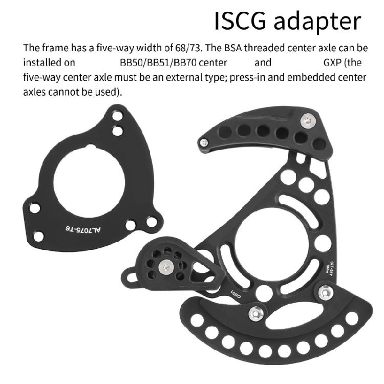 Mountain Bike Single Chainring Chain Stabilizer Universals Chain Drop Prevention Device Disc Sprocket Chain Guide