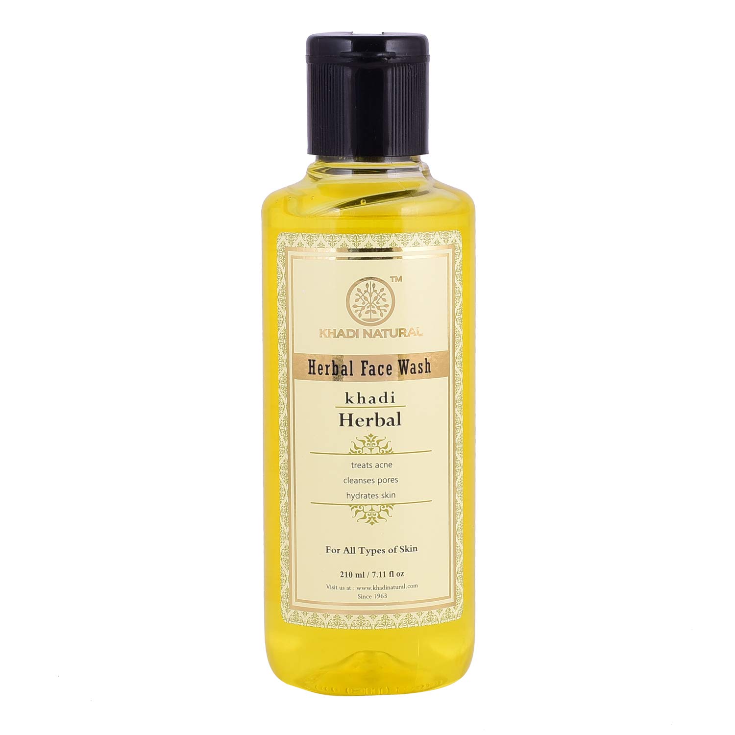Натуральный травяной гель для умывания Khadi HERBAL WASH, 210 ML