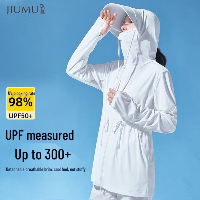 JIUMU Women s Hooded Sun Protection Jacket L