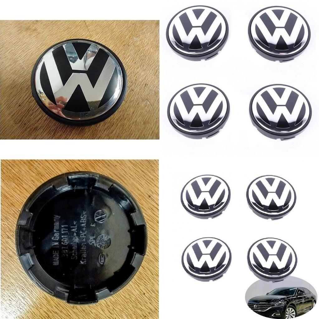 Volkswagen Hub Cover 2.6in High Gloss Finish Strong Abs Plastic Perfect Replacement For Lost Badges