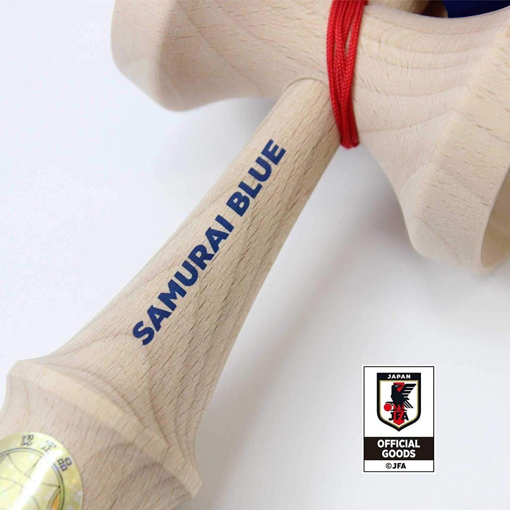 Langs Japan Yamagata Koubou Competition Kendama [Ozora] (Japan Kendama Association Certified) Samurai Blue