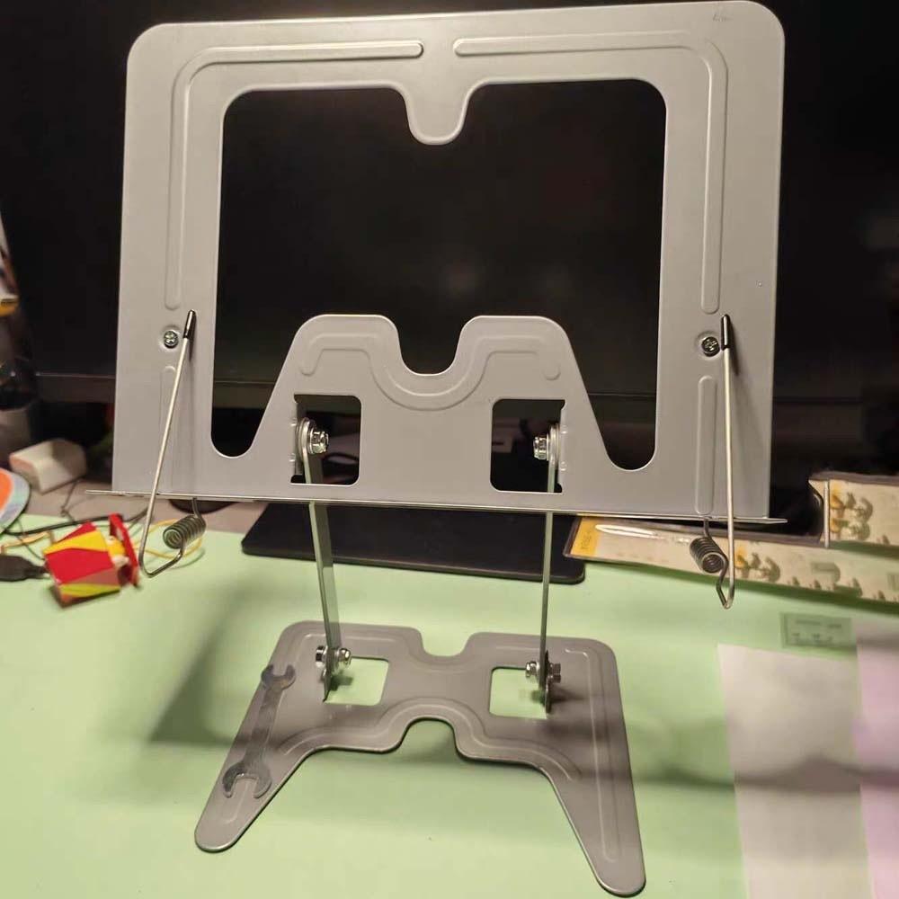 Full Metal Book Holder Rotating Bookstand Textbook Holder Reading Stand Bedside