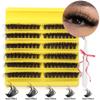 D Song Single Cluster False Eyelash Extension Set, Japanese And Korean Diy Segmented Natural Thick Hair Portable