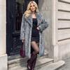 Women's Fox Fur Jacket for Daily Wear