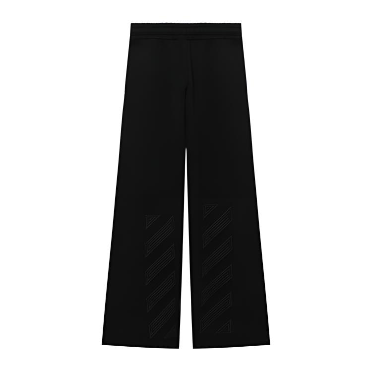 Off-White Minimalist Daily Versatile Comfortable Twill Embroidered Wide-Leg Sweatpants Women Bottoms OFWPT220010XM