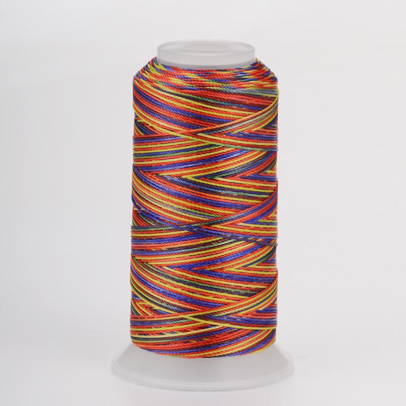 18-Strand Variegated Yarn Bracelet Weaving Cord – Gradient Dragon Scale Koi Thread DIY Material