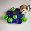 Dog Puzzle Treat Dispenser Toy Interactive Slow Feeder Bowl Anti-Choke Food Puzzle Toy Foraging Snuffle Feeder for IQ Training