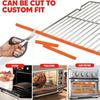 Heat-resistant Silicone Oven Rack Cover, Kitchen Anti Slip Protective Barrier To Prevent Burns and Protect The Grill