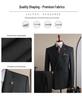 Coffee Color Men's Formal Suit Set for Weddings and Business - Groom and Best Man Fit