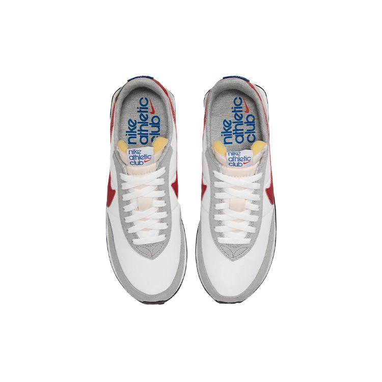 Nike Waffle Trainer 2 White Light Smoke Grey Gym Red Men Sneakers Hyper-Royal DJ6054-101
