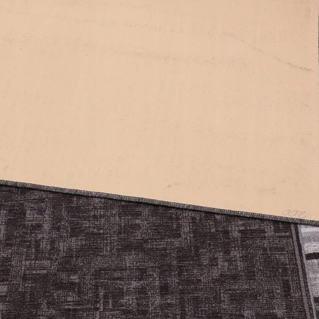 [5] ZORRO GREY 100x180cm Anti-slip Rug D7526