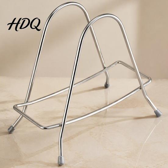 Kitchen Counter Organizer Stainless Steel Chopping Board Storage Rack And Knife Holder for Heavy Duty Countertop Vertical Drain Stand Cutting Boards