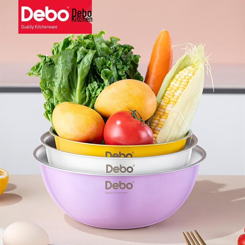 Debo Stainless Steel Mixing Bowl Set
