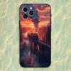 Train Classic Steam Phone Case For iPhone 16,15,14,13,12,11 Plus,Pro Max,XS,X,XR,SE,Mini,8,7,Soft Silicone Black Cover